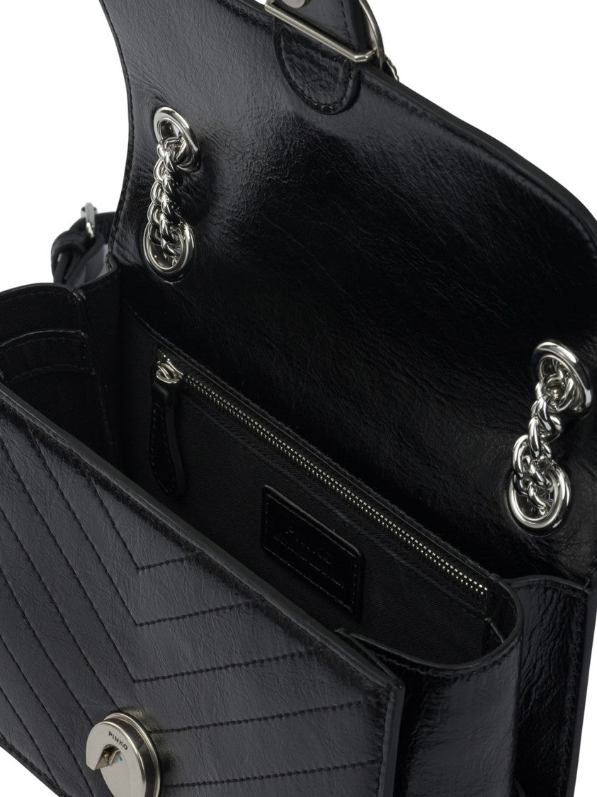 Pinko Leather Crossbody Bag