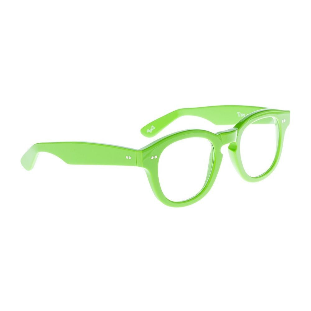 Toffoli Costantino T070 Phantos-Shape Fluorescent Green Acetate Eyewear