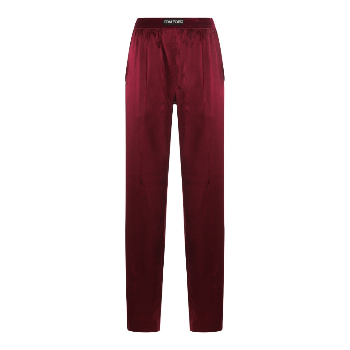 Tom Ford Dark Red Silk Pj Pants