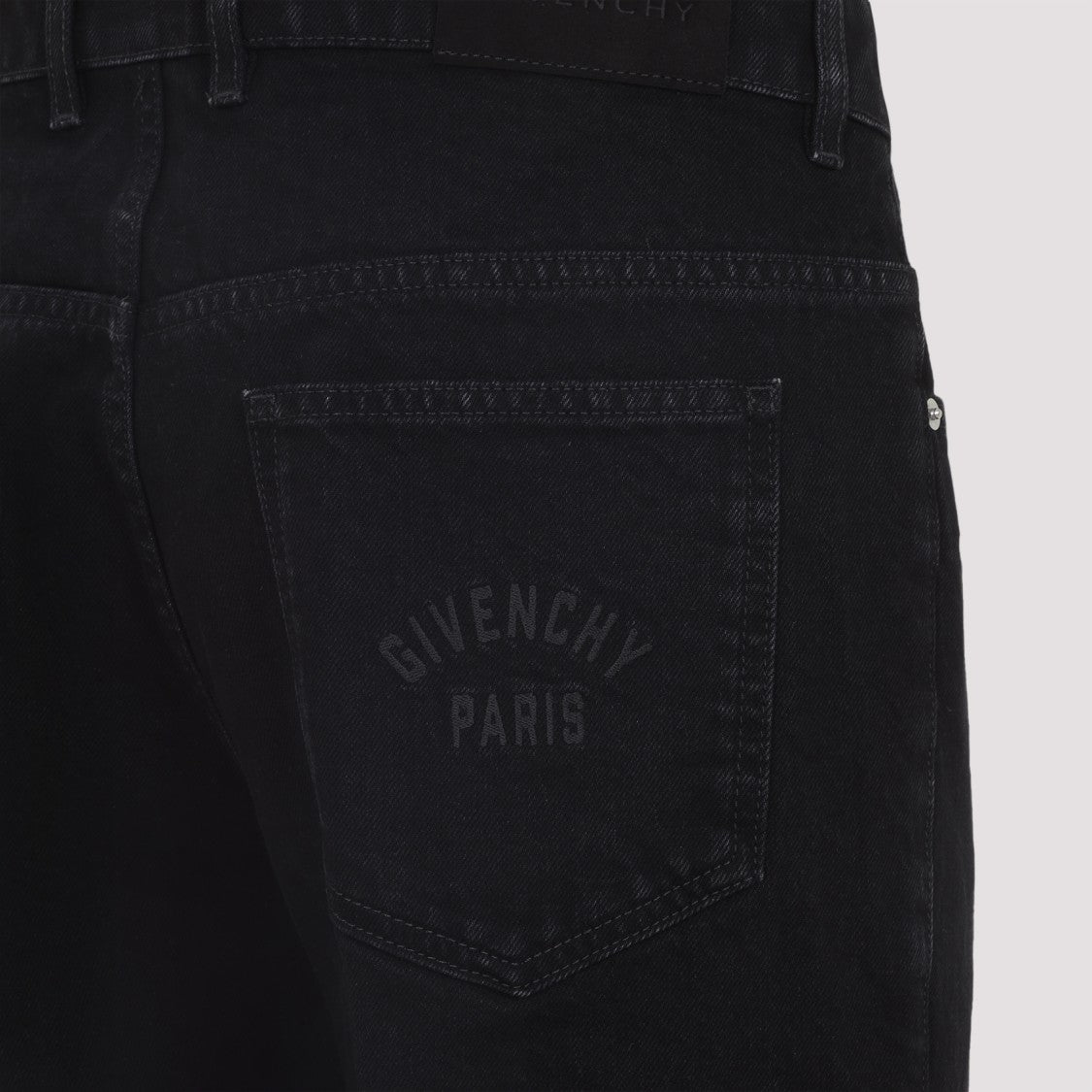 Givenchy Straight-Leg Cotton Blend Trousers With Subtle Branding