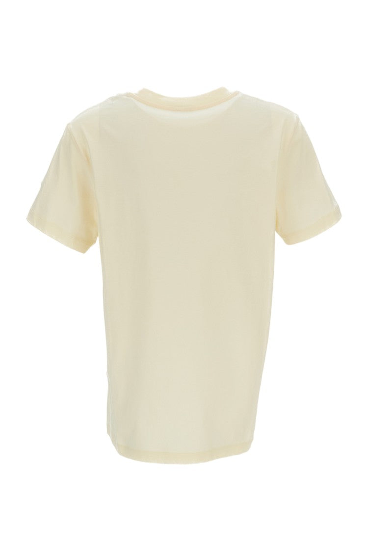 Moncler White Cotton Short-Sleeve T-Shirt