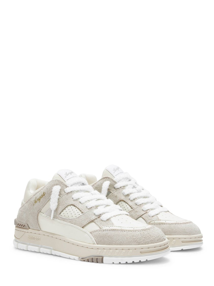 Axel Arigato Low-Top Fluffy Sneakers With Textured Panels And Layered Sole