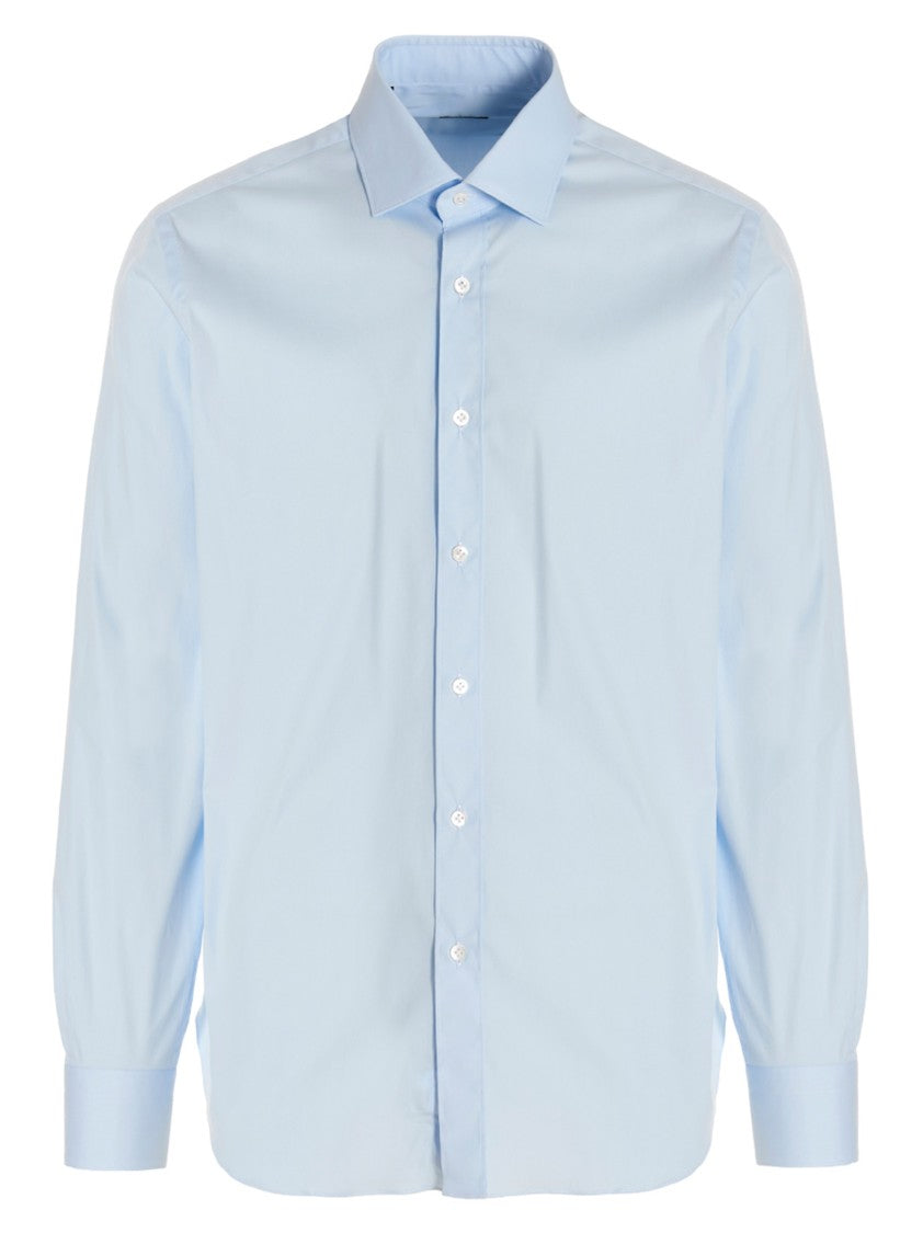 Barba Tailored Cotton Poplin Shirt