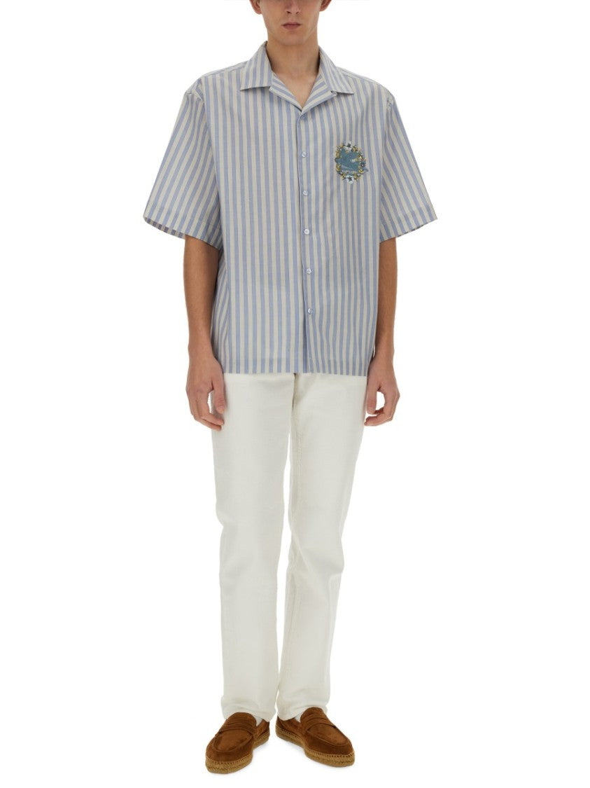 Etro Classic Striped Bowling Shirt