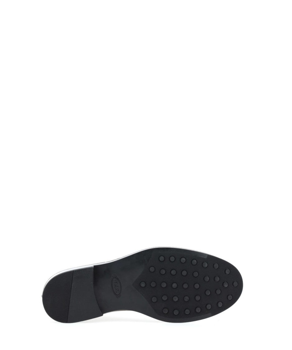 Tod's Lace-Up Wingtip Shoes In Suede