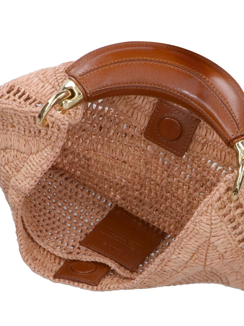 Chloé Beige Summer Banana Woven Raffia Hobo Bag