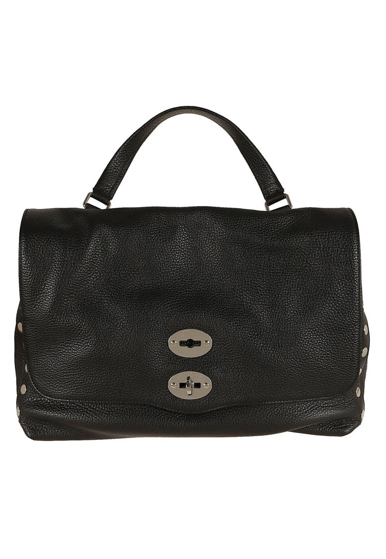 Zanellato Postina Daily M Textured Leather Shoulder Bag
