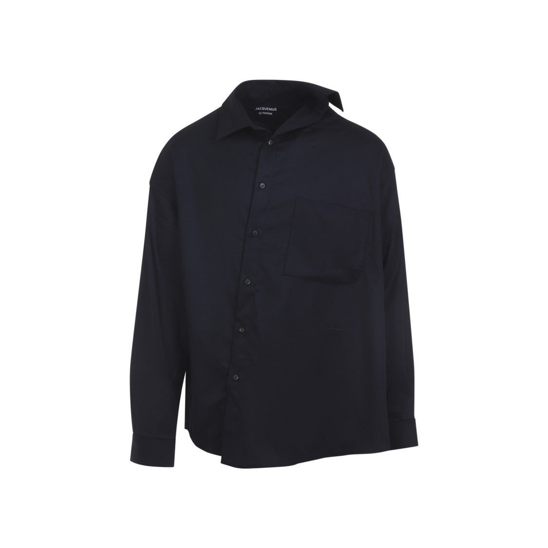 Jacquemus Virgin Wool Shirt With Classic Collar