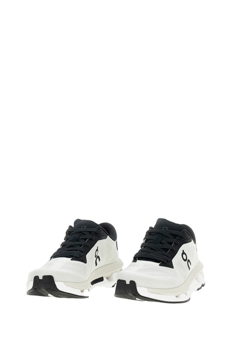 On Running White Mesh Sneakers With Speed-Lacing System