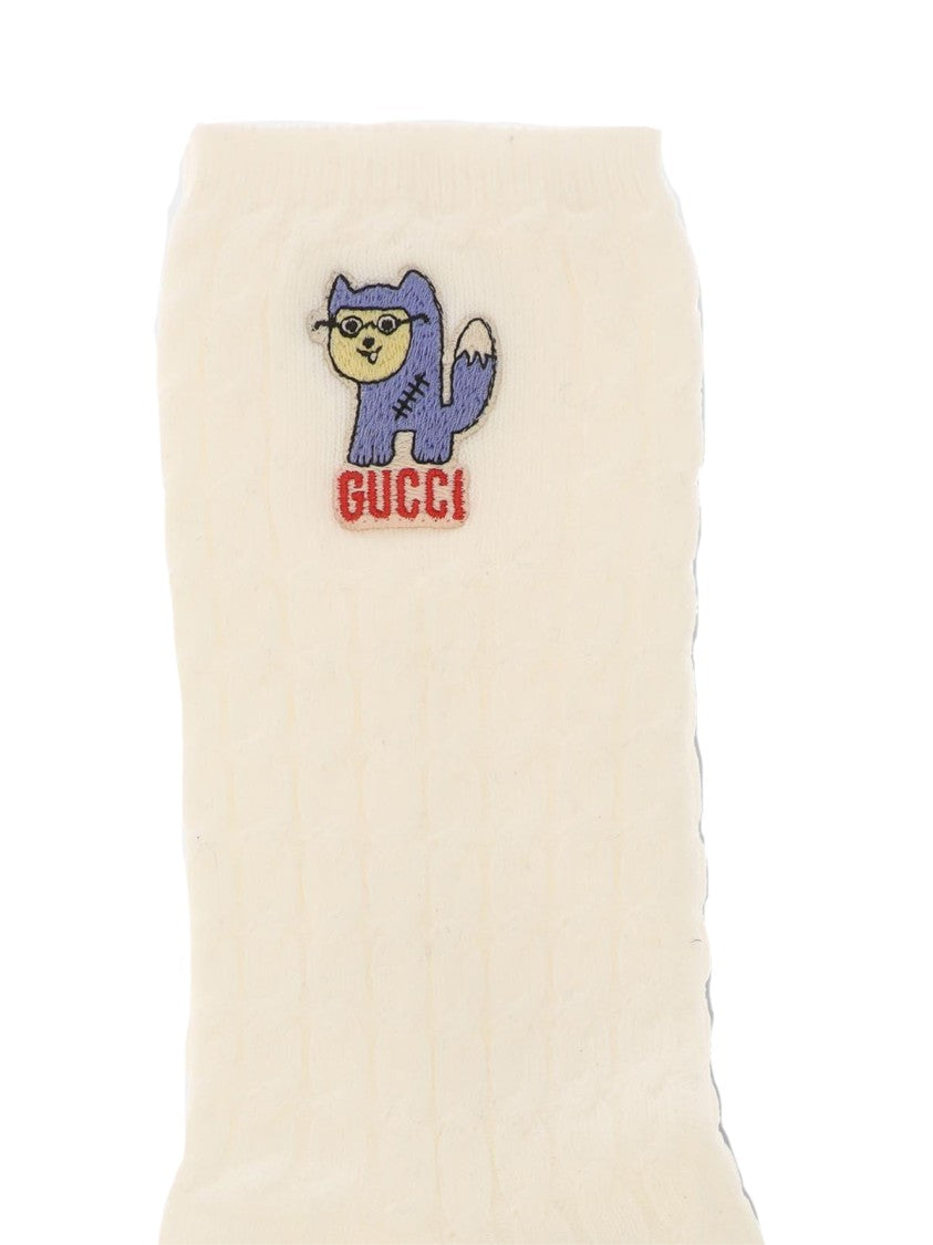 Gucci Treccina Logo Socks