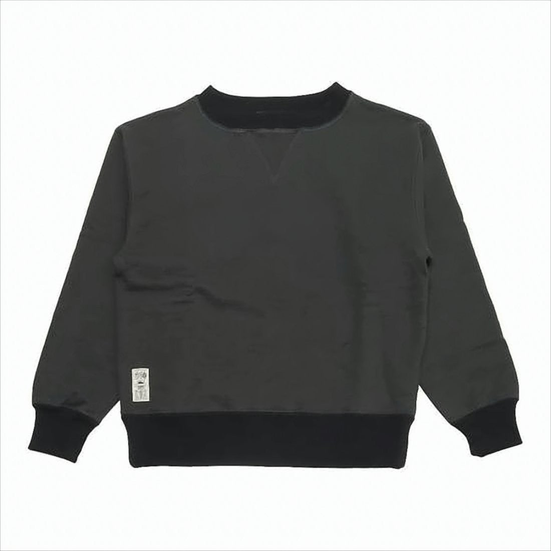 Nigel Cabourn Long Sleeve Crewneck Sweatshirt With Contrast Ribbed Details