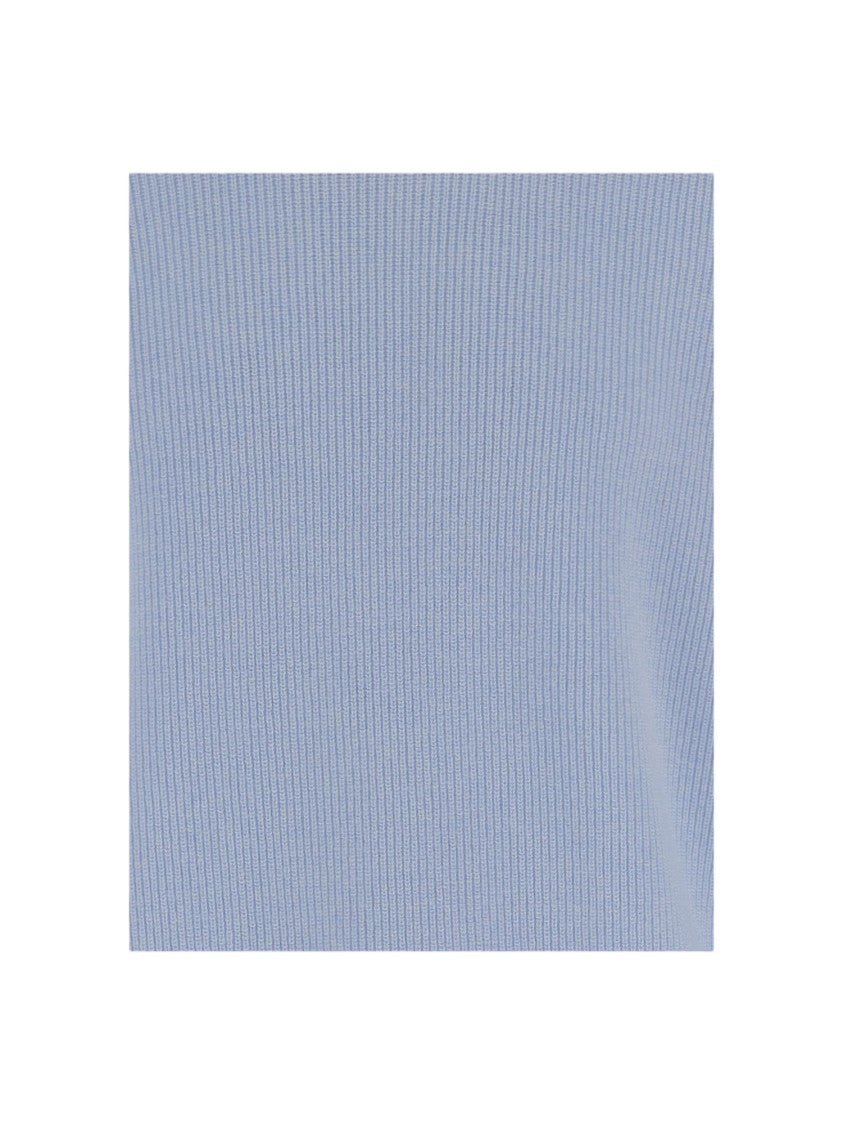 Guest In Residence Ribbed Knit Cashmere Sweater With Crew Neck