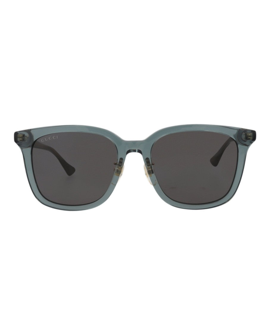 Gucci Square-Frame Recycled Acetate Sunglasses With Gold-Tone Branding
