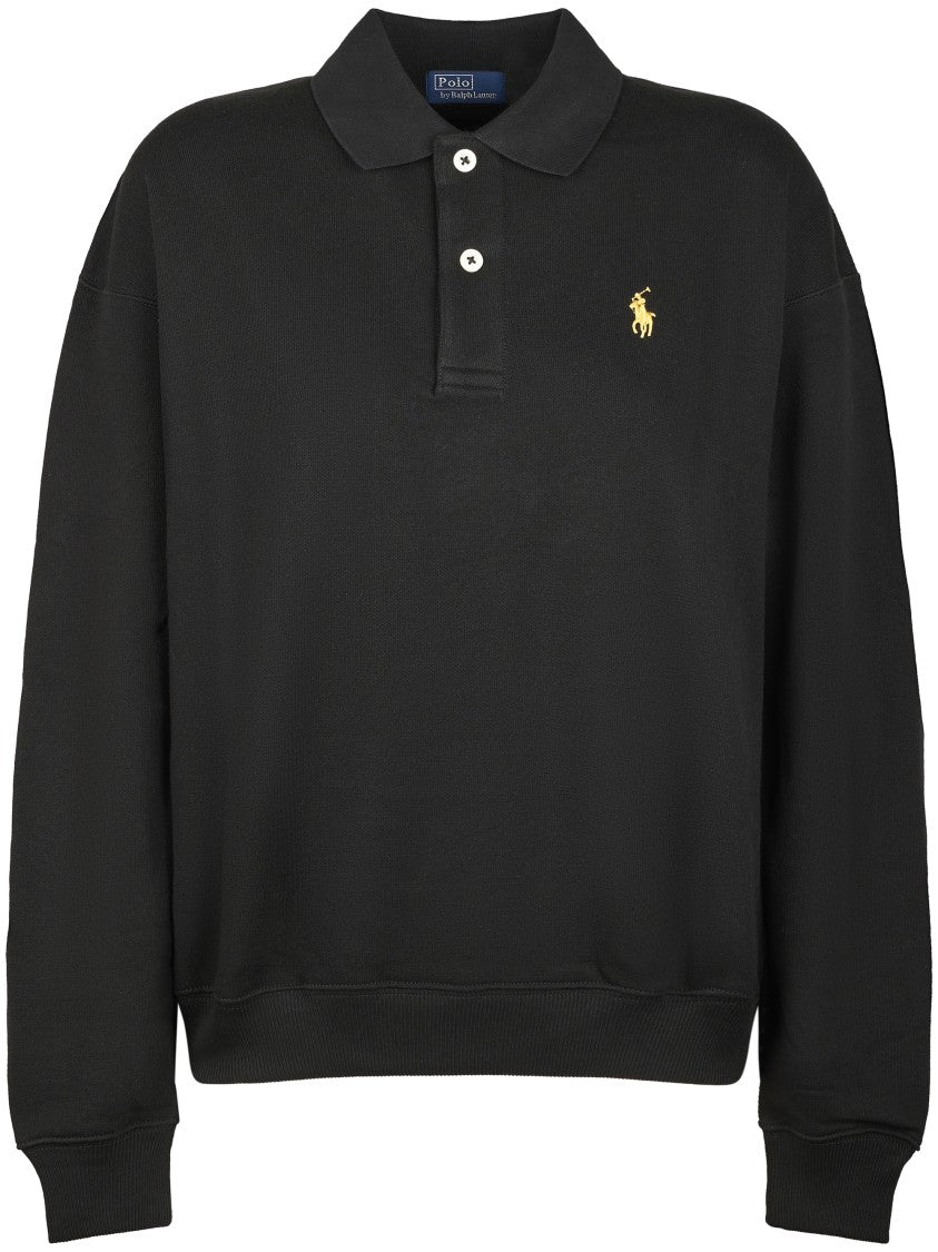 Polo Ralph Lauren Knit Sweatshirt With Classic Polo Collar