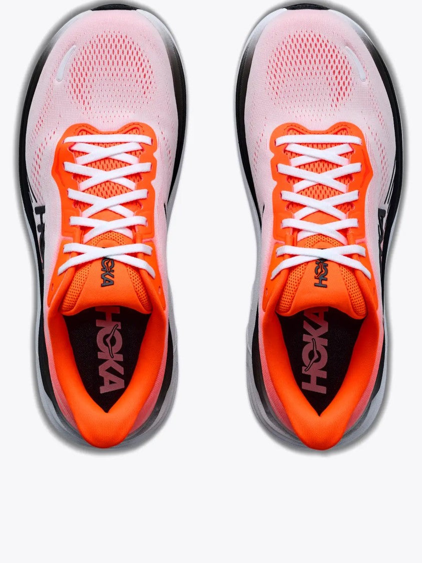 Hoka Gradient Mesh Sneakers With Cushioned Sole And Textured Outsole