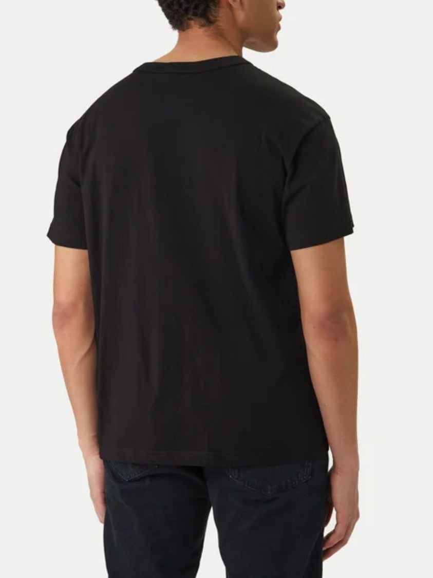 Versace Jeans Couture Black Gold Baroque Print T-Shirt