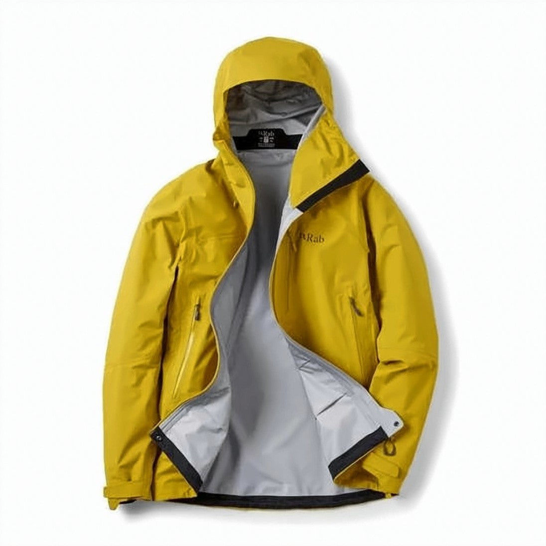 Rab Vibrant Yellow Water-Resistant Jacket With Hood