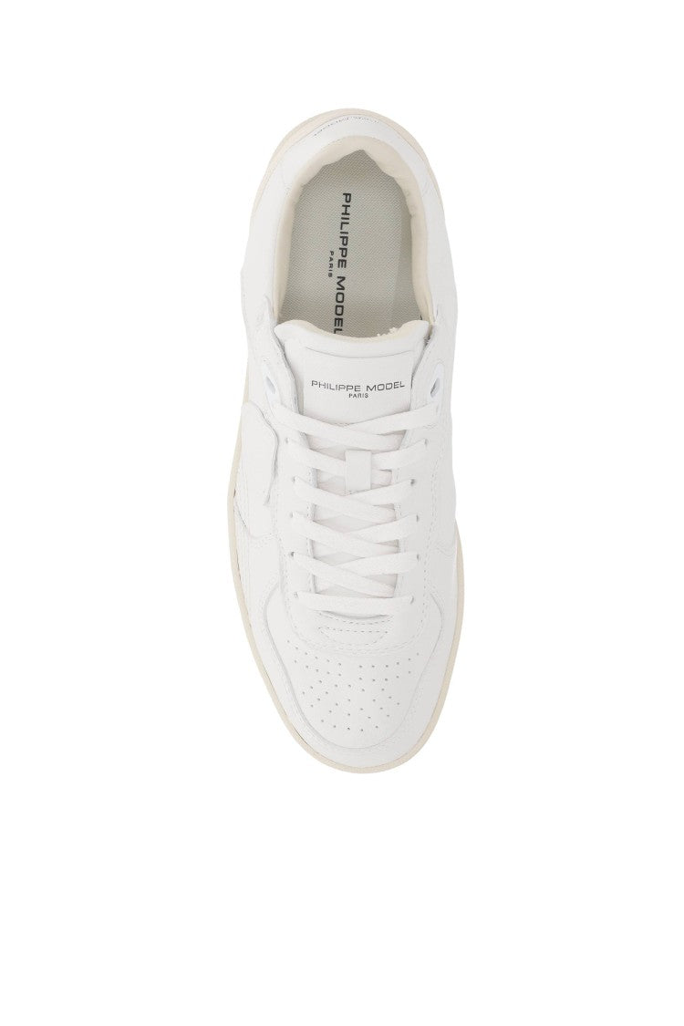 Philippe Model Pigalle Total White Leather Sneakers