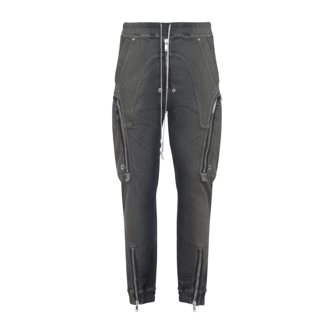 Rick Owens Tapered Fit Black Trousers