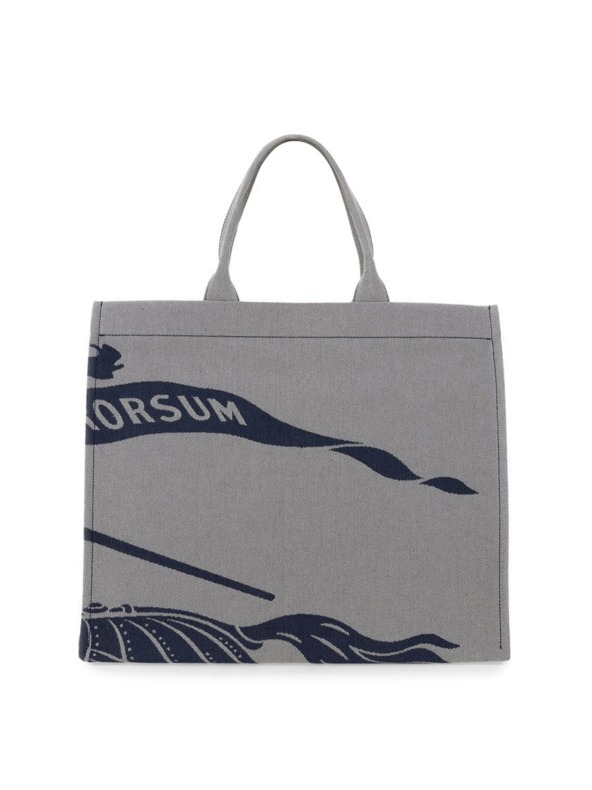 Burberry Ekd Knight Logo Tote Bag