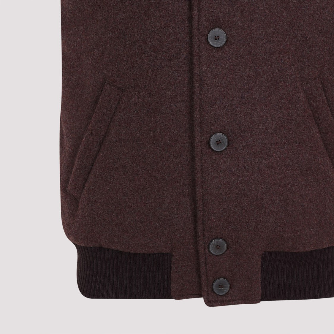 Giadero Saint Helen Brown Burgundy  Cashmere Vest