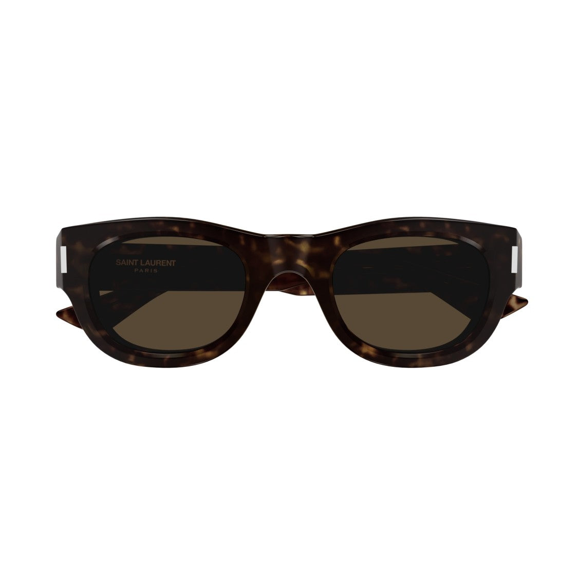 Saint Laurent Sl 761 Bold Rectangular Tortoiseshell Sunglasses