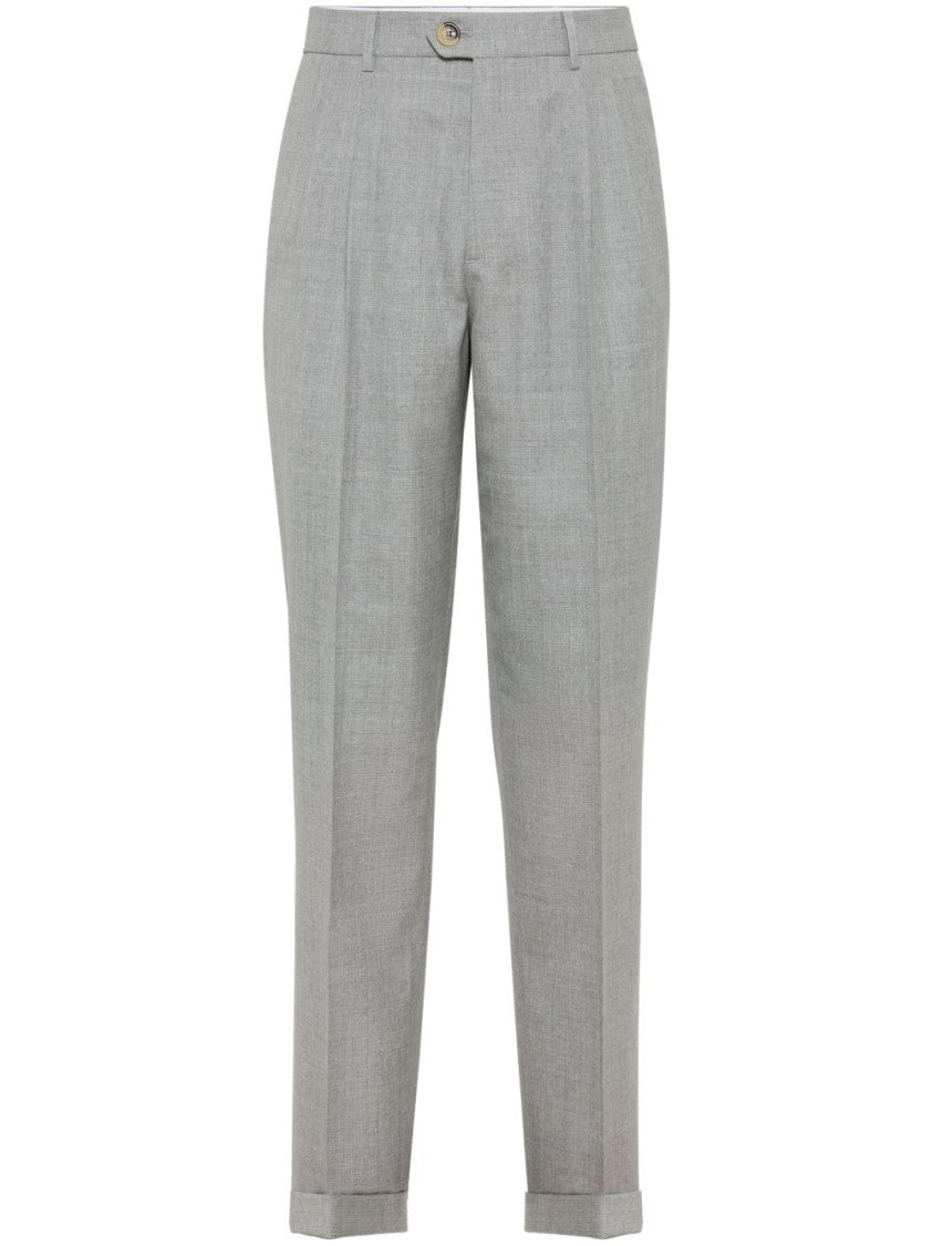 Brunello Cucinelli Light Grey Trousers