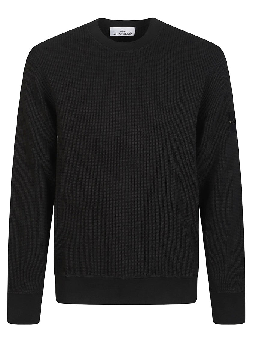 Stone Island Basic Logo Cotton Sweatshirt