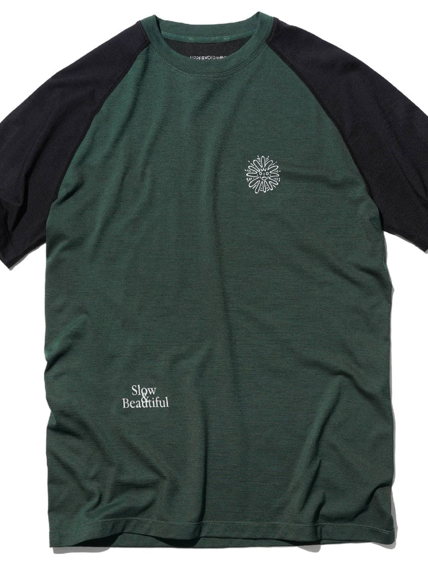 Uppervoid Green Maat Merino Wool T-Shirt