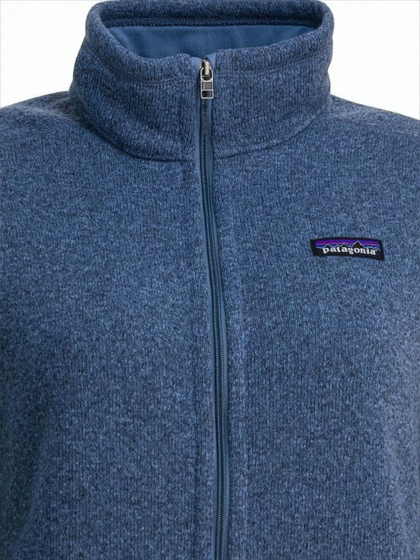 Patagonia Textured Knit Blue Jacket