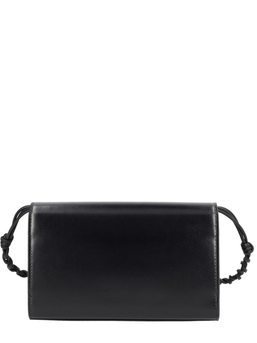 Jil Sander Tangle Rectangular Flap Leather Wallet