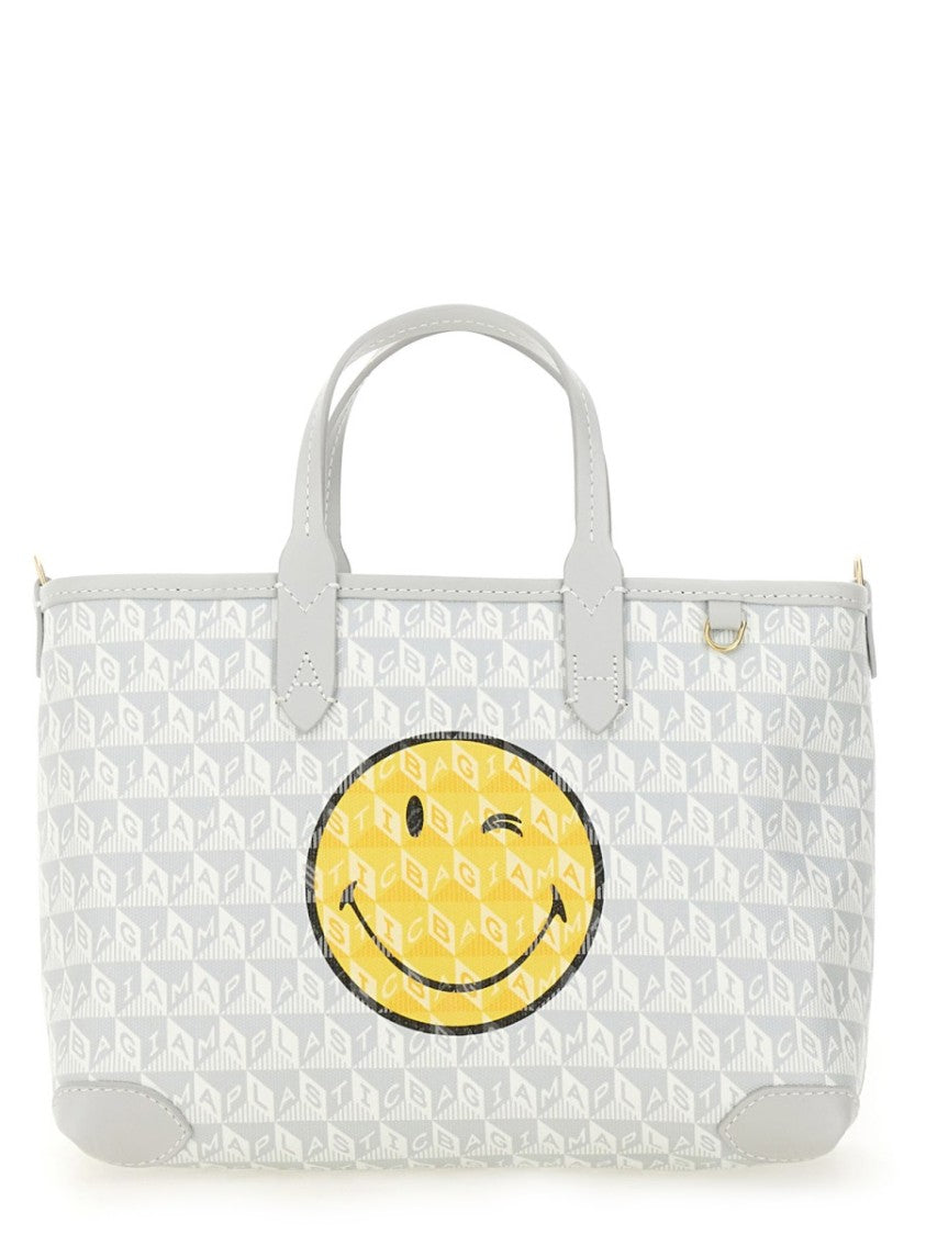 Anya Hindmarch "I Am A Plastic Bag Wink" Xs Tote Bag