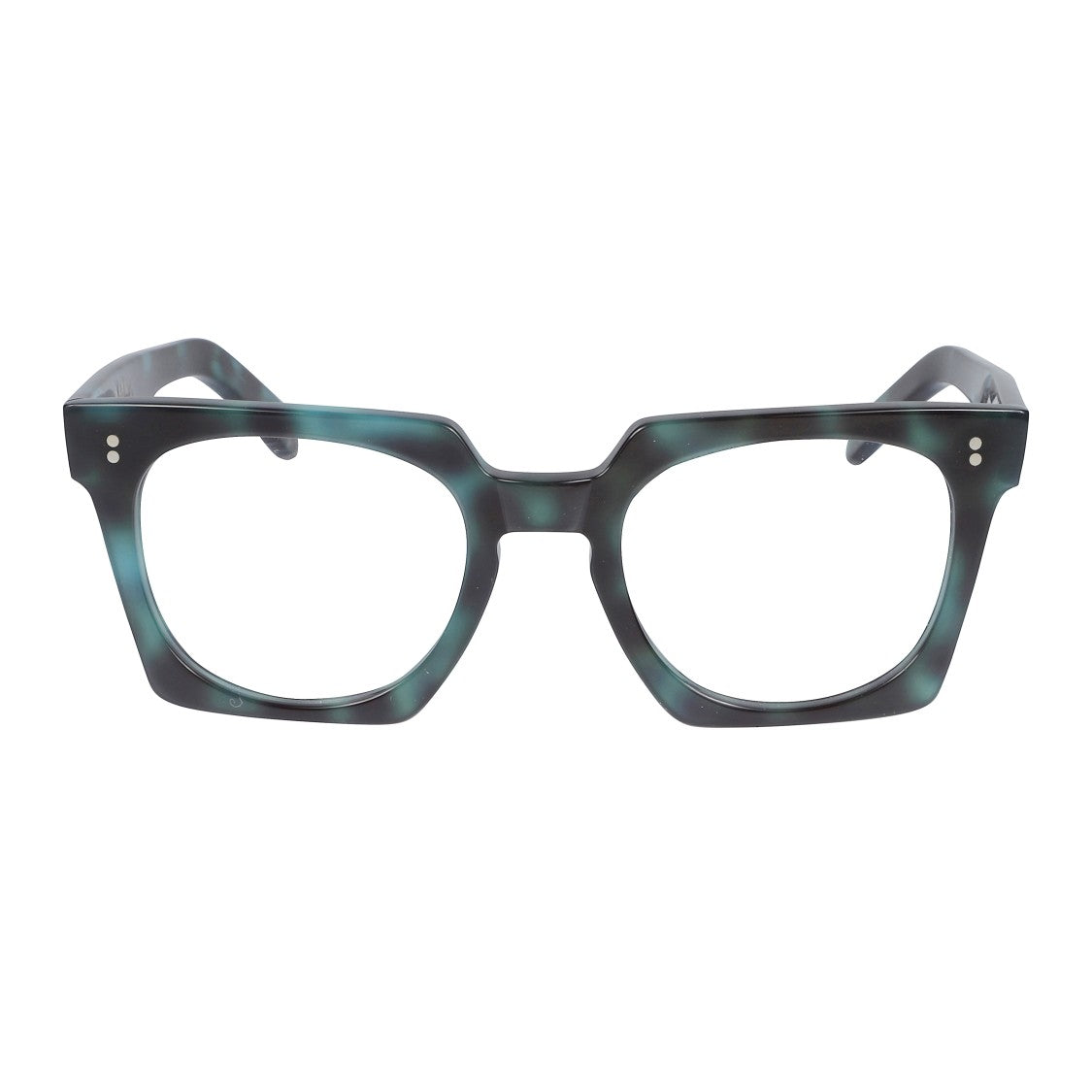 Kador Maya Oversized Square Frame Eyeglasses With Marbled Pattern