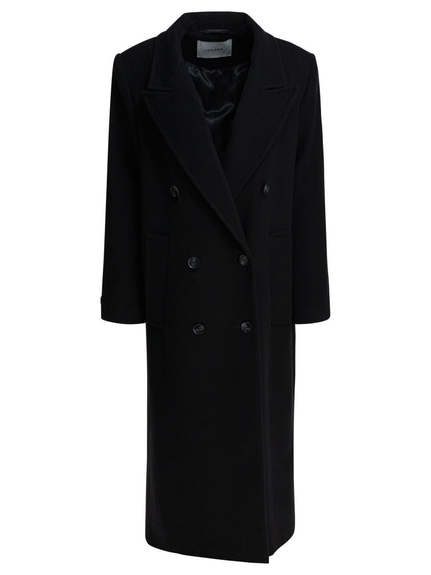 Ivy & Oak Double-Breasted Long Coat With Tailored Fit