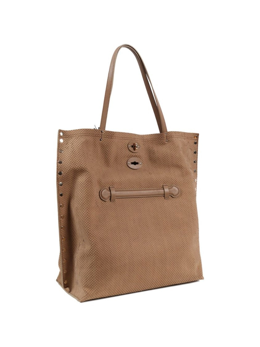Zanellato Textured Calf Leather Handbag