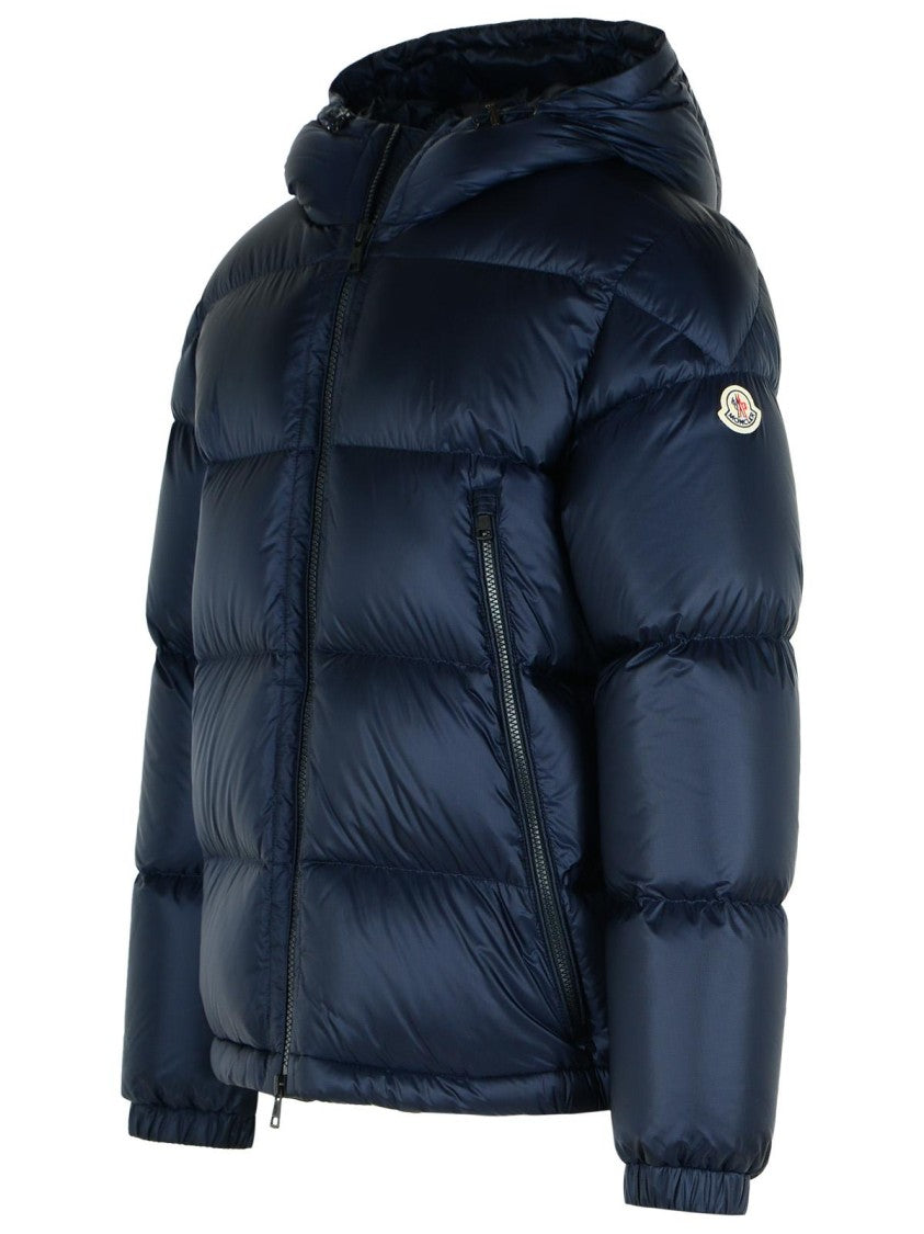 Moncler 'Rivau' Blue Polyamide Down Jacket