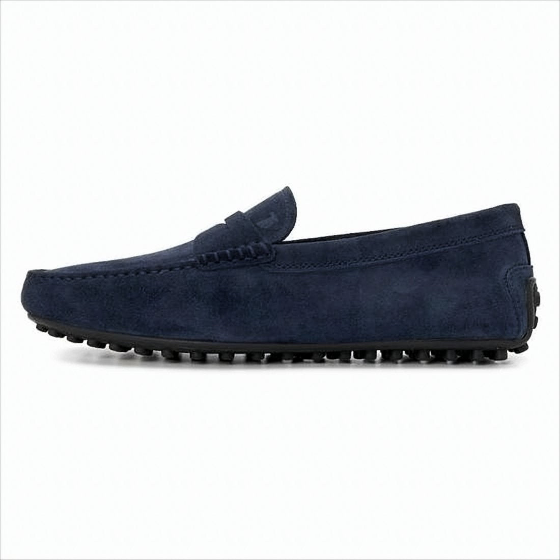 Tod's Suede Loafers With Classic Penny Strap Detail