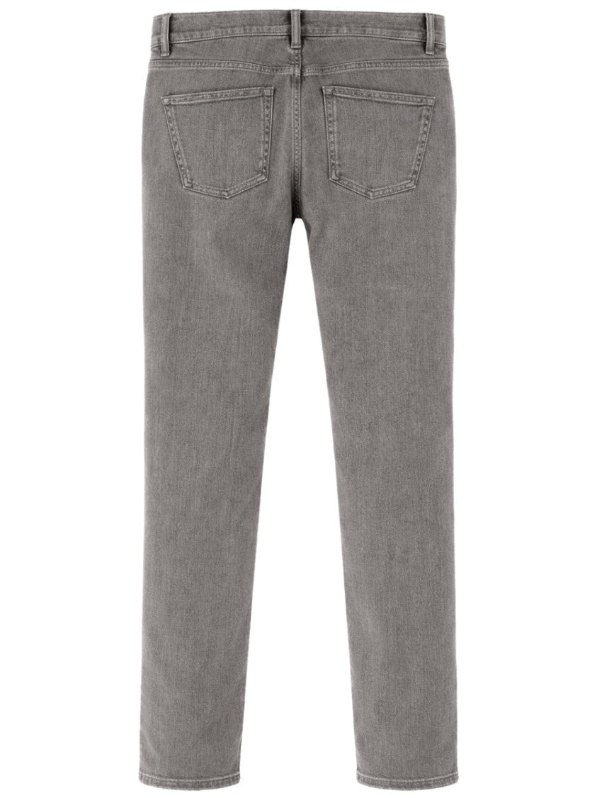 Lardini Lardini Slim Fit Washed Denim Jeans