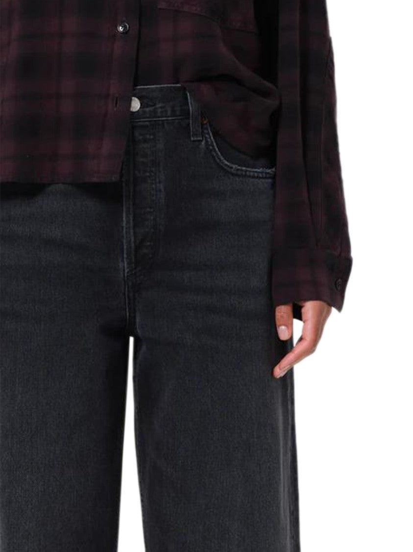 Agolde Low Slung Baggy Jeans With Five-Pocket Design
