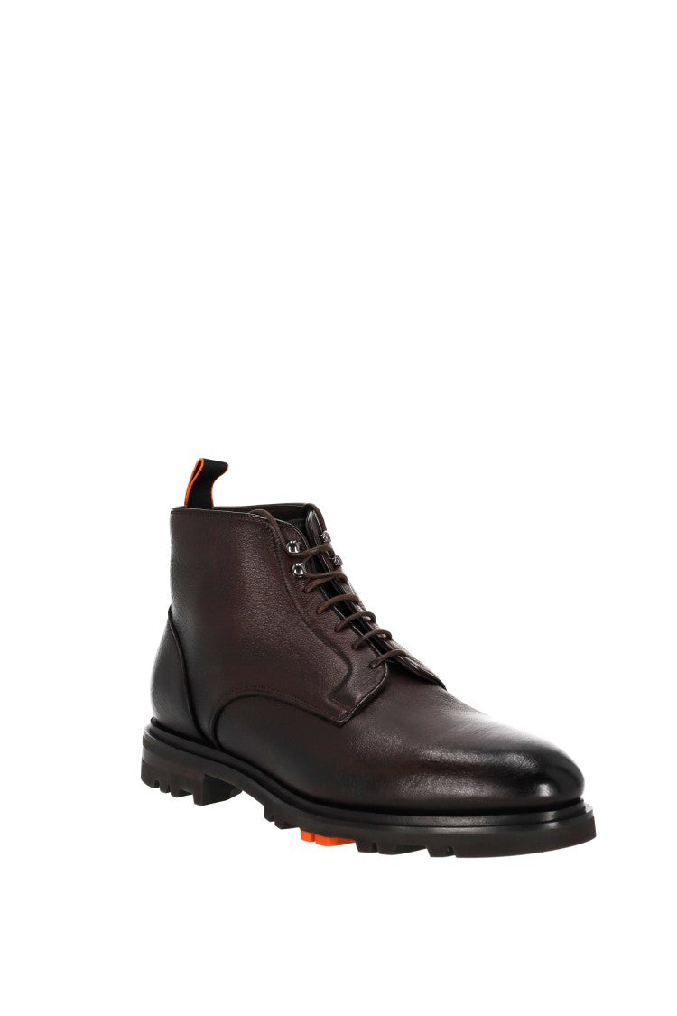 Santoni Deer Leather Polacchino Mod. Logan