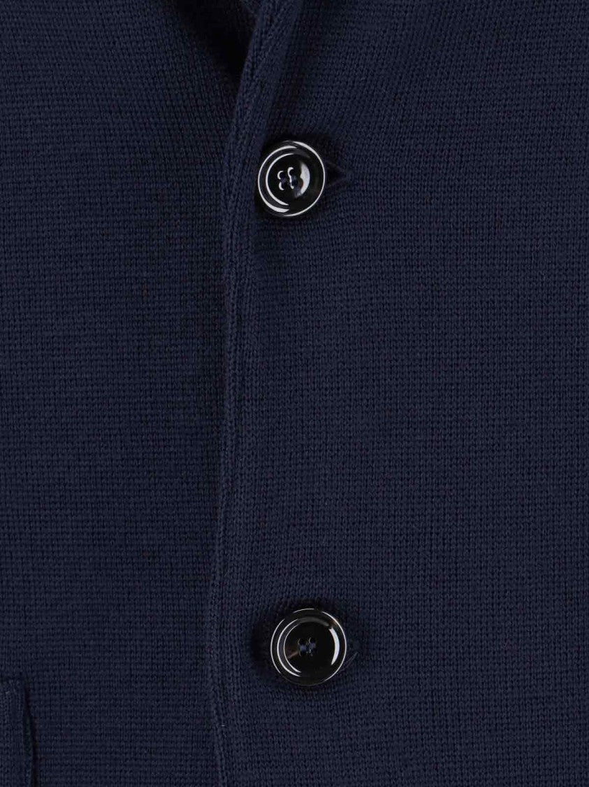 Lardini Tailored Floral-Pin Single-Breasted Blazer