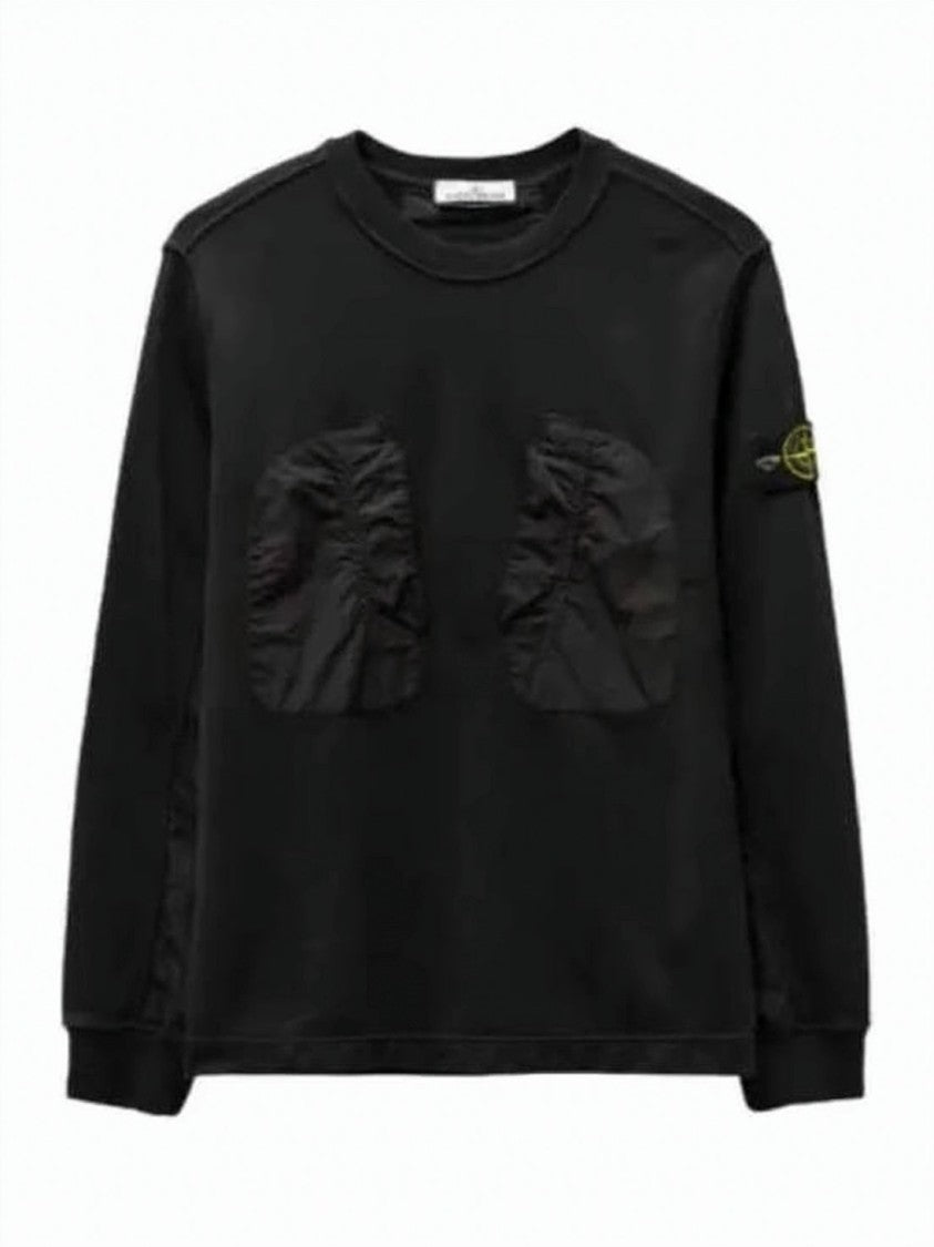 Stone Island Black Long-Sleeve Shirt