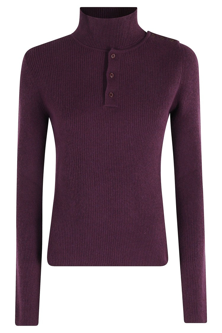 Federica Tosi High-Neck Sweater With Cut-Out Detail