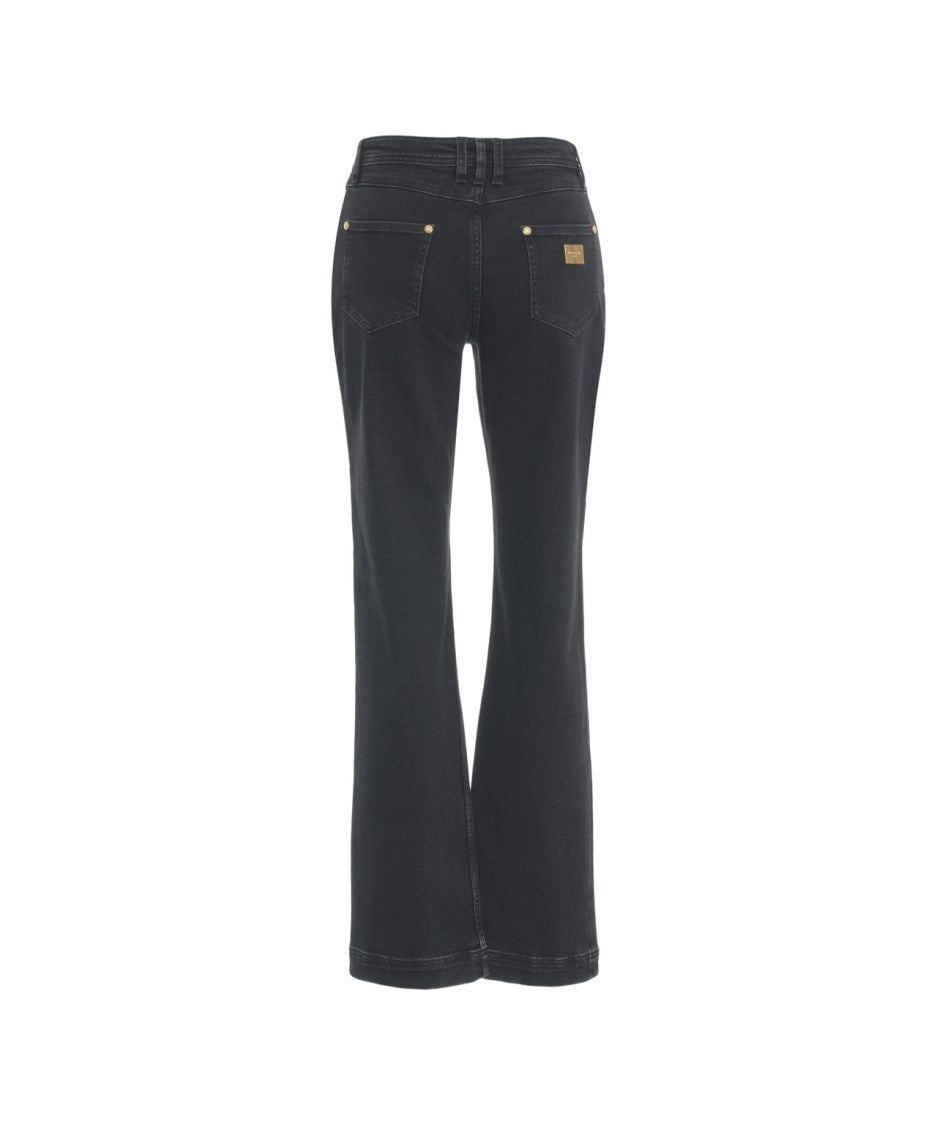 Guess By Marciano High-Waisted Flared Jeans With Classic Five-Pocket Design