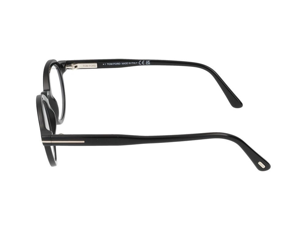 Tom Ford Black Round Frame Eyeglasses