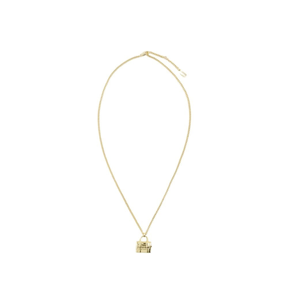 Marc Jacobs The Tote Bag Necklace - Metal - Gold