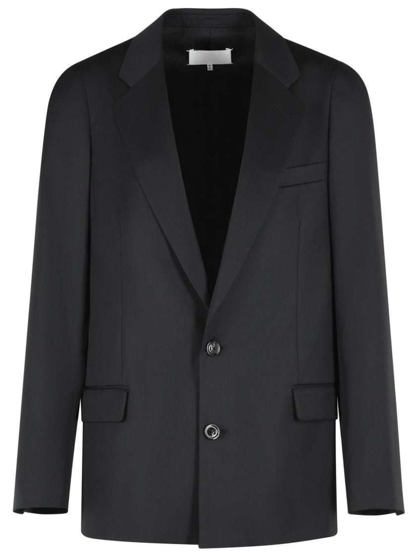 Maison Margiela Black Virgin Wool Blazer