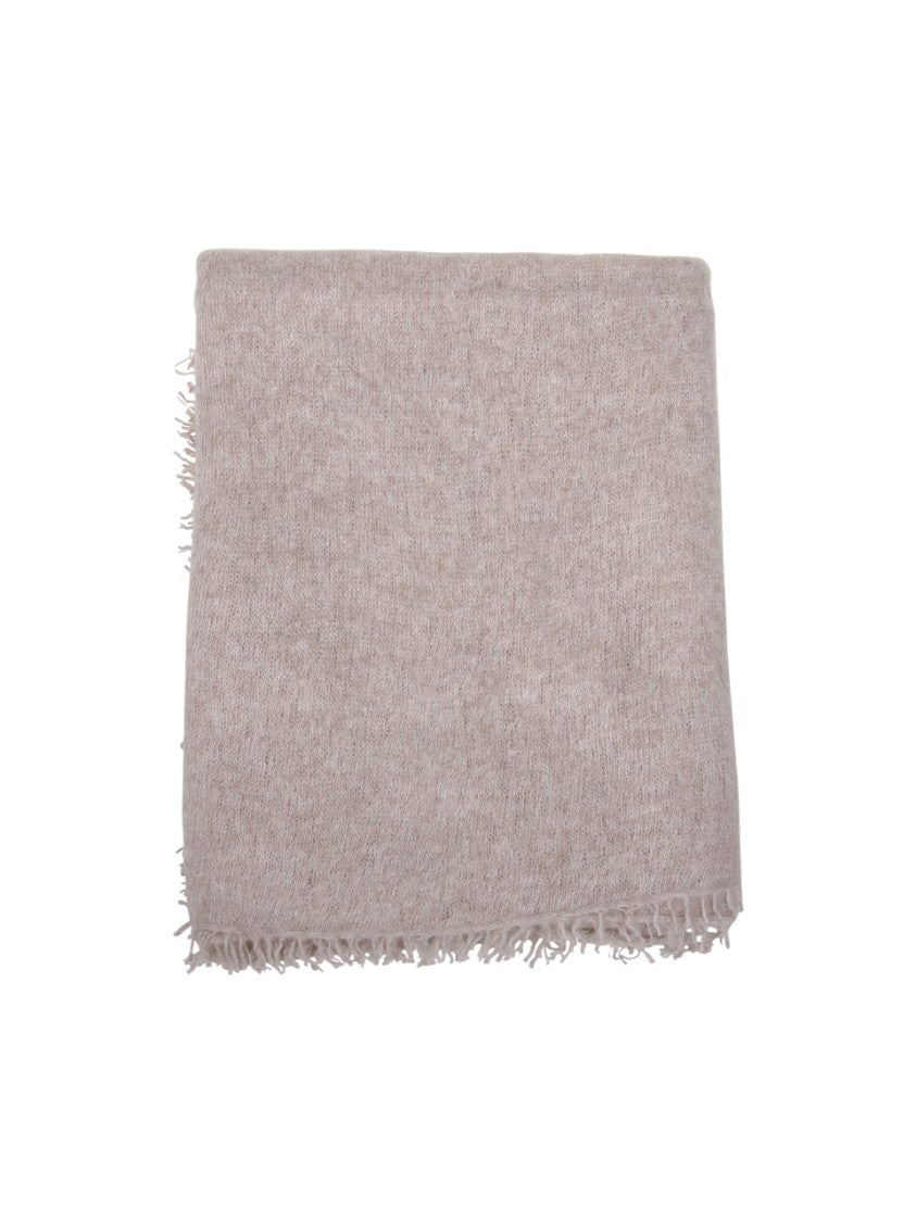 Mouleta Cashmere Scarf With Fringed Edges