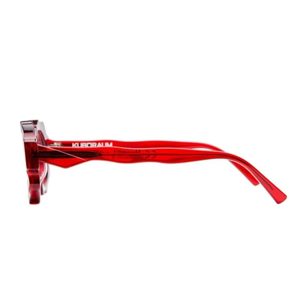 Kuboraum Mask G7 Ruby Transparent Ruby Red Acetate Mask Sunglasses