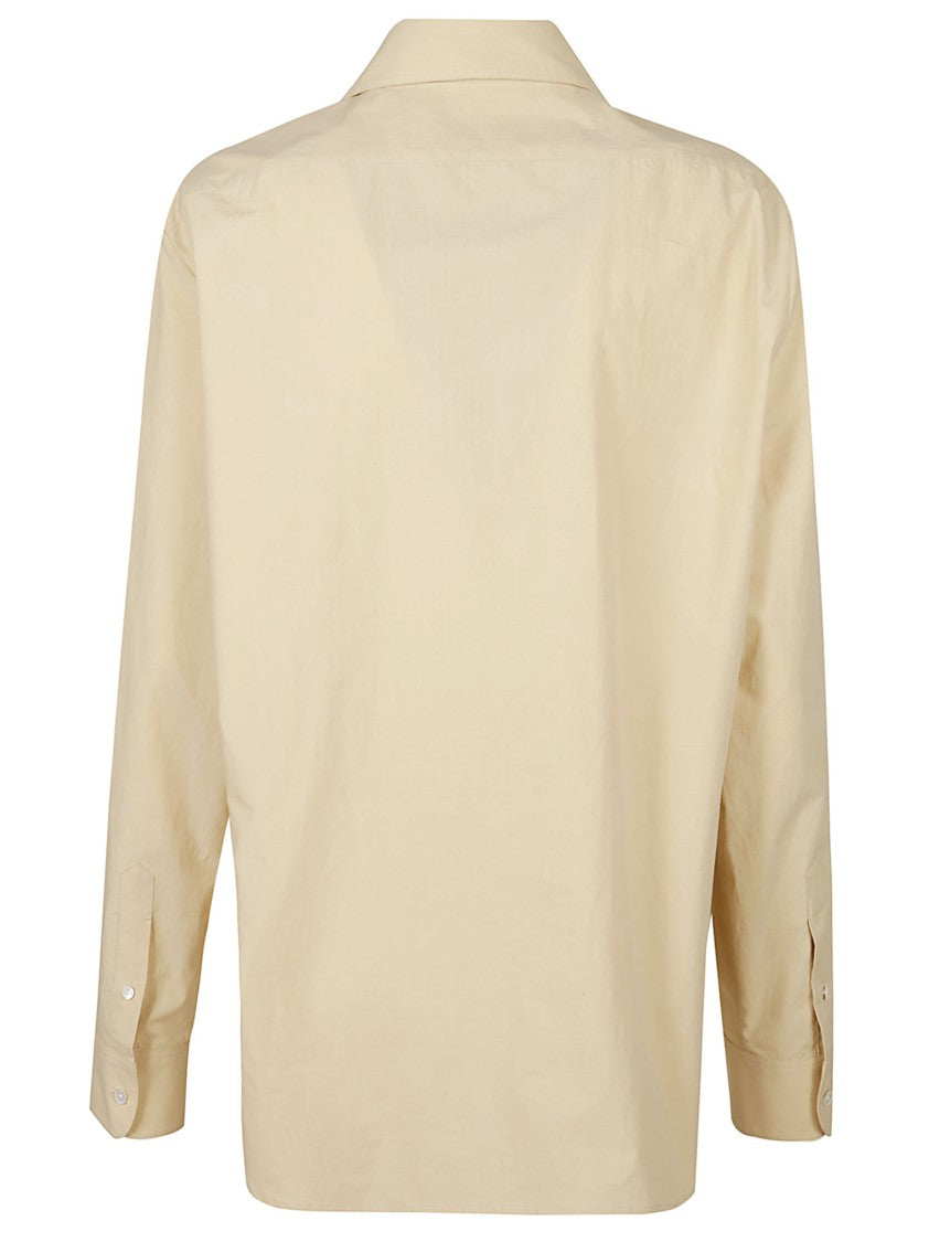 The Row Margan Shirt With Classic Collar And Concealed Placket